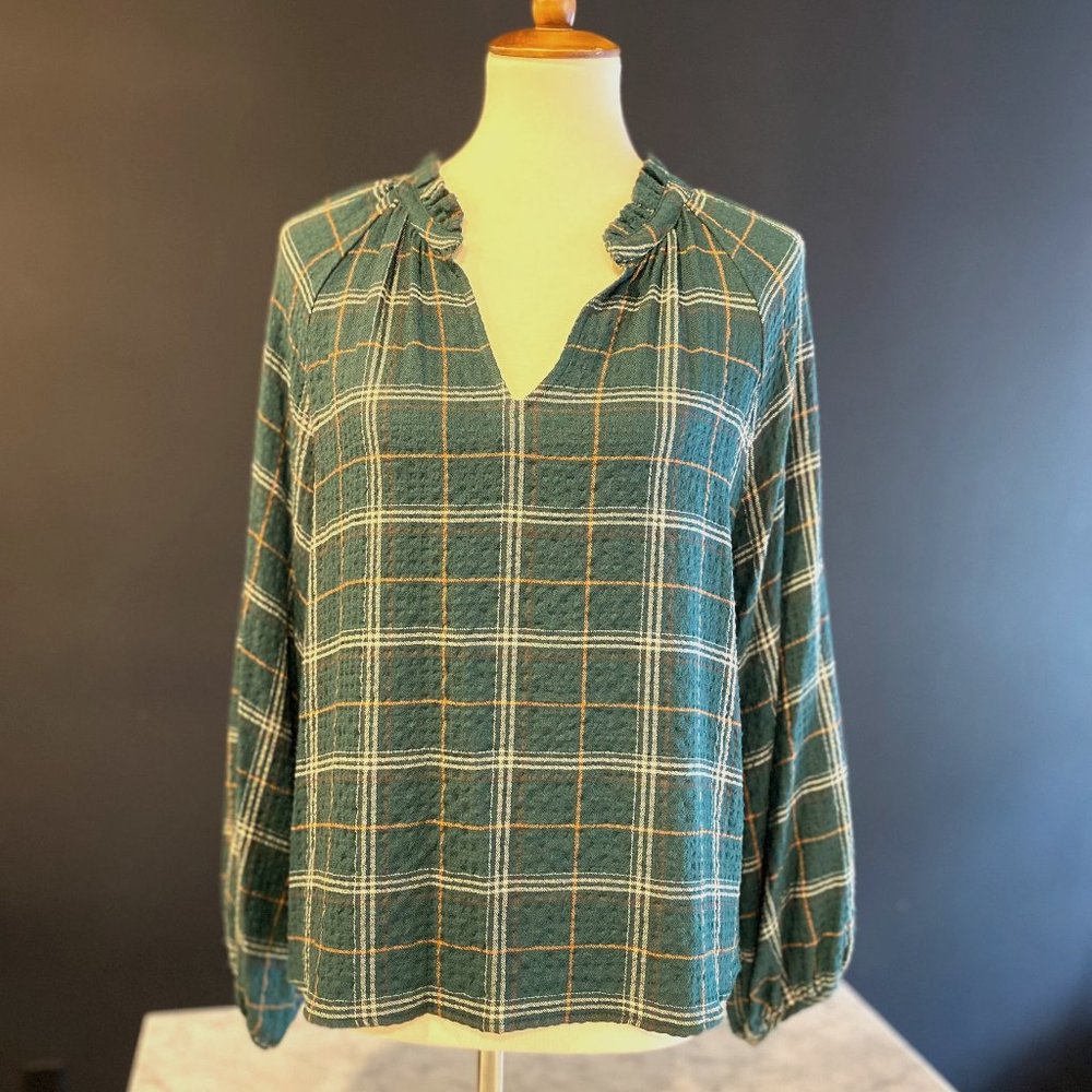 Drew New York Sadie Flannel Blouse- Multiple Sizes